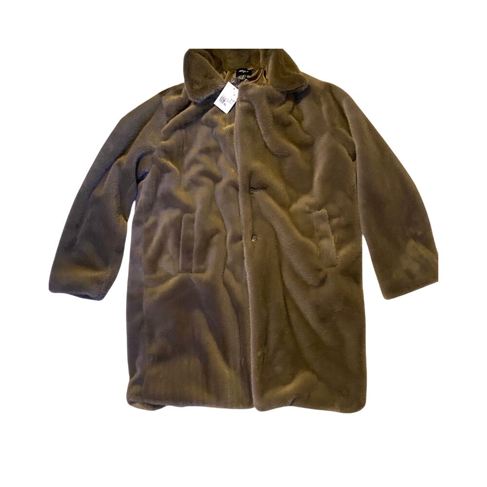 Forever 21 Brown Faux Fur Men’s coat XL